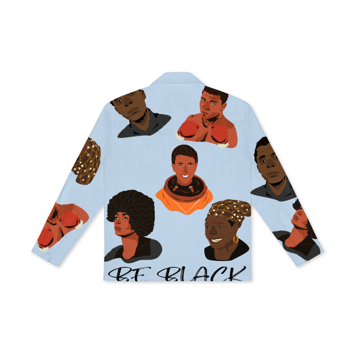 ALL-OVER PRINT FACES UNISEX LONG SLEEVE SHIRT